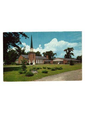 Brevard Davidson River Presbyterian Church Postcard Asheville NC Religion
